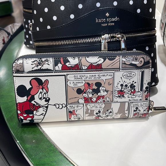 Kate Spade Disney X Kate Spade New York Mickey Mouse Large Continental Wallet - Picture 3 of 16